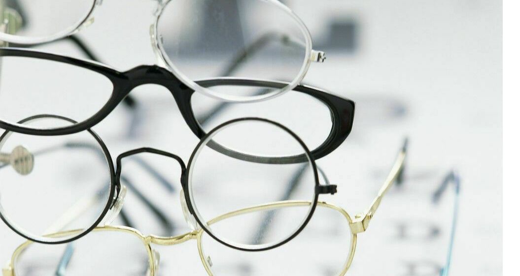 Eyeglasses on Eye Chart